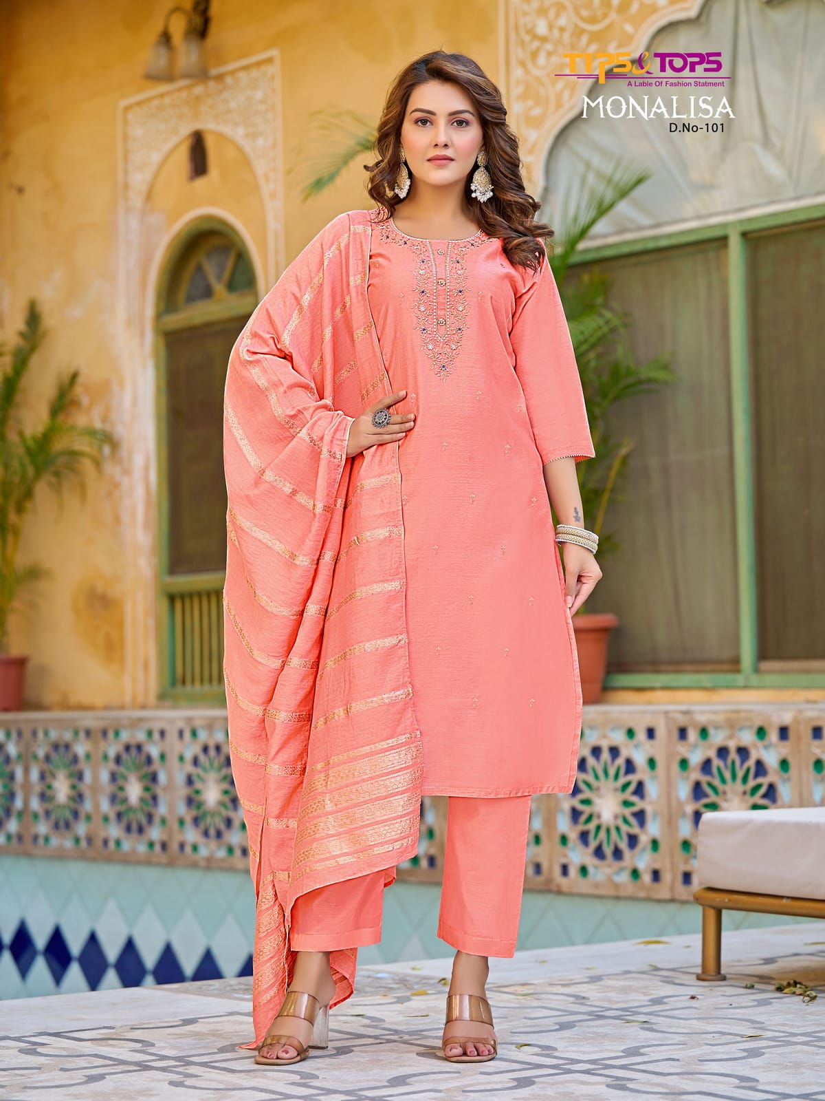 Tips And Tops Monalisa Exclusive Wholesale Readymade Suits